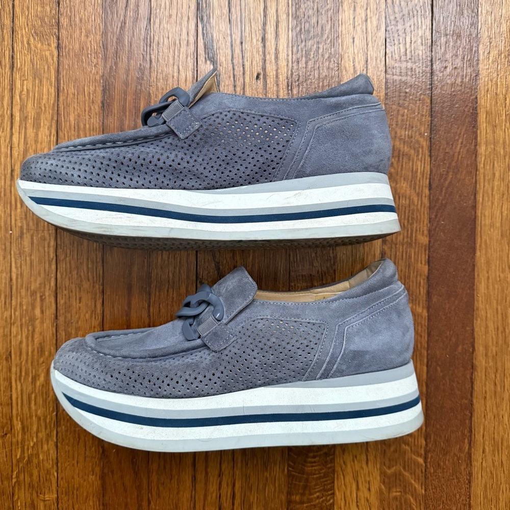 Softwaves Cassie Suede Platform Slip-on Sneakers - Picture 5 of 8
